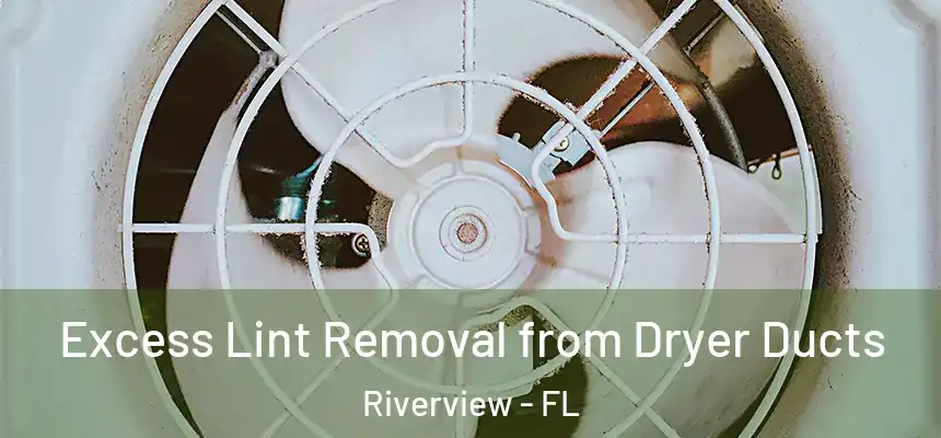 Excess Lint Removal from Dryer Ducts Riverview - FL